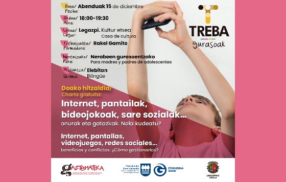 Charla para madres/padres: Adolescentes e Internet