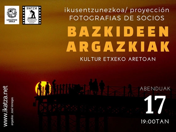 Última proyección del año, de mano de Ikatza Argazkilari elkartea