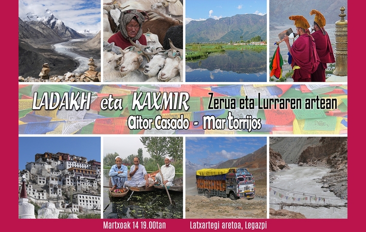 Audiovisual “Ladah eta Katxemira: Zerua eta Lurra artean” el 14 de marzo, a las 19:00 h en Latxartegi Aretoa. Autores: Aitor Casado y Mar Torrijos