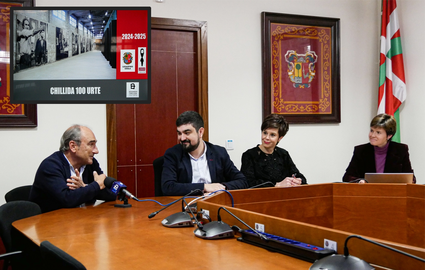 Chillida 100 urte. Presentación del programa de actos