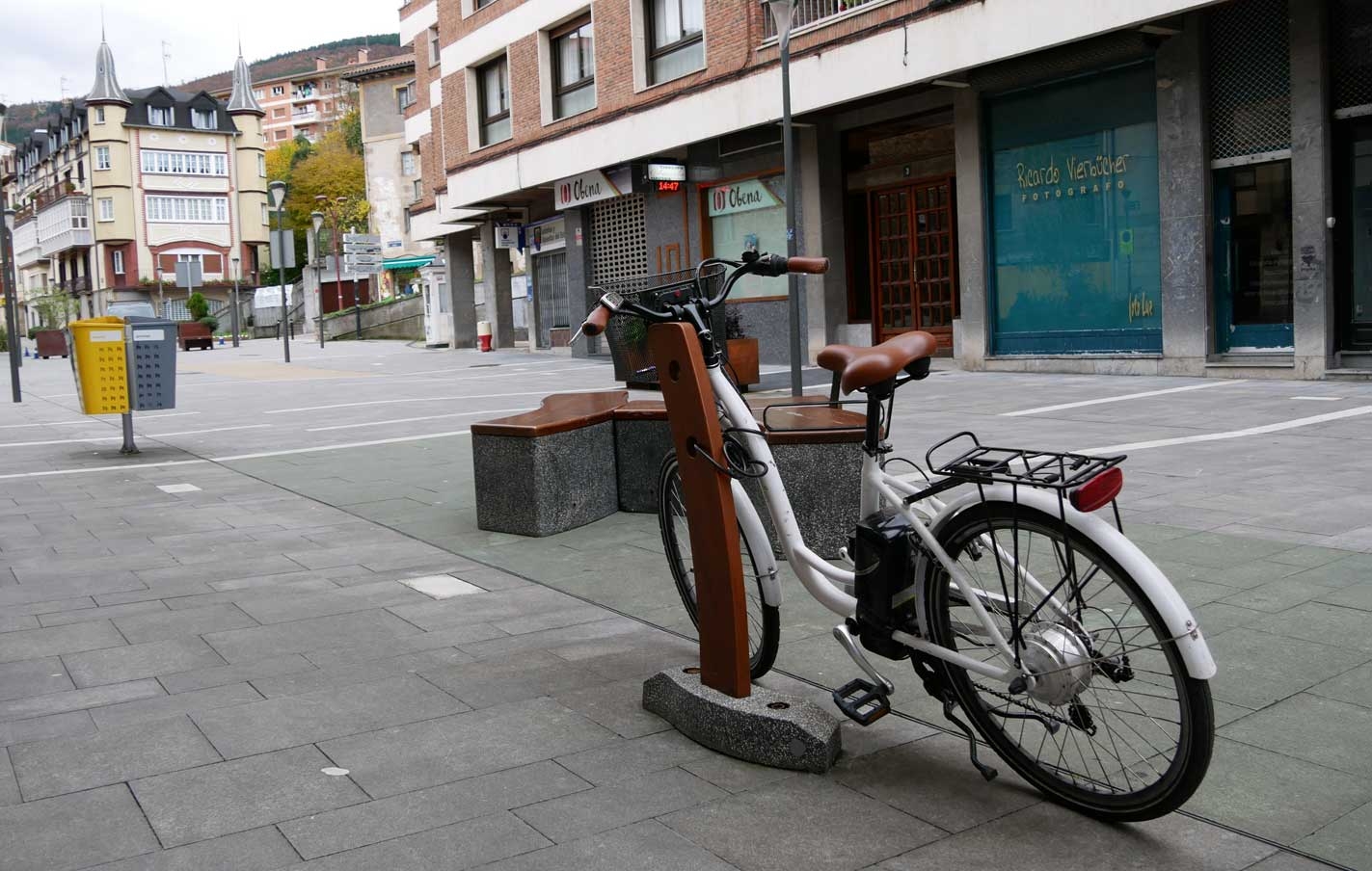 Aparcamiento para bicicletas.