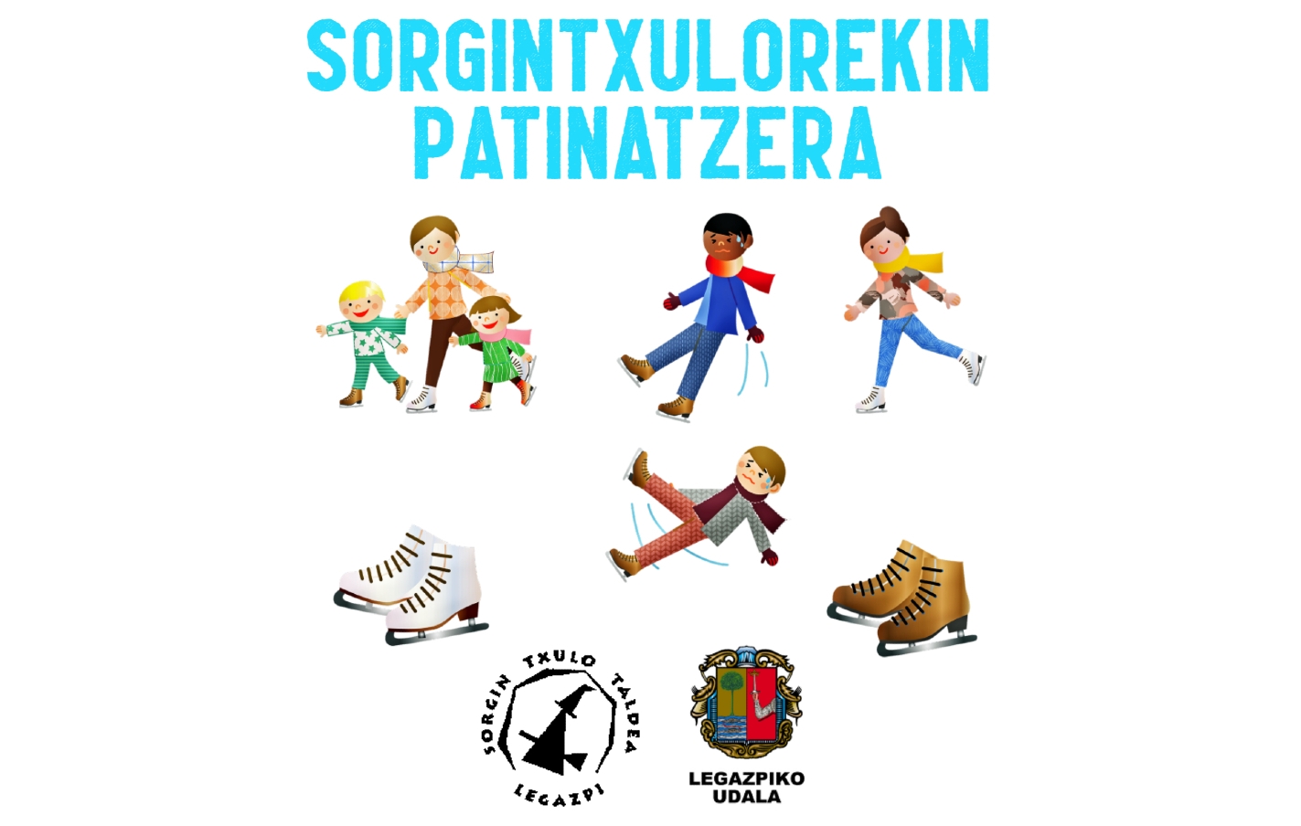 A patinar a Txuri-Urdin con Sorgintxulo