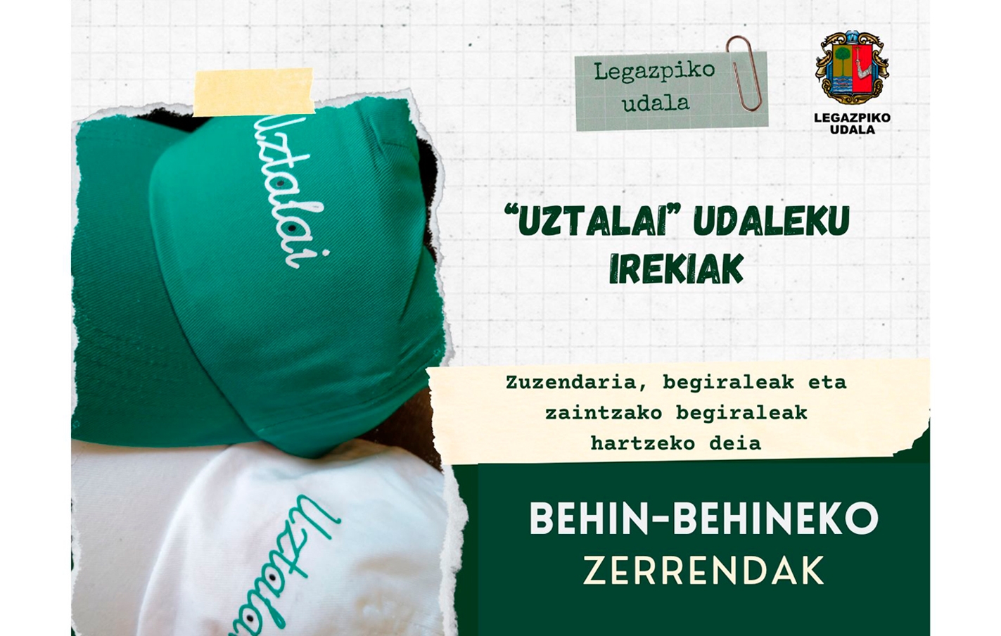 UZTALAI udaleku irekiak