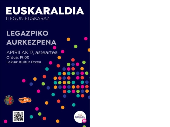 Dentro de la dinámica “Euskarak 365 egun” en 2018, 11 días en euskera