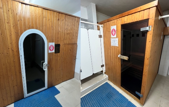 El servicio de Sauna del polideportivo Bikuña permanecerá cerrado hasta mañana al mediodía