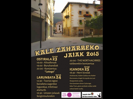 FIN DE SEMANA INTENSO: Fiestas de la Calle Vieja, fin de semana micológico y concierto de Legazpi Musika Banda