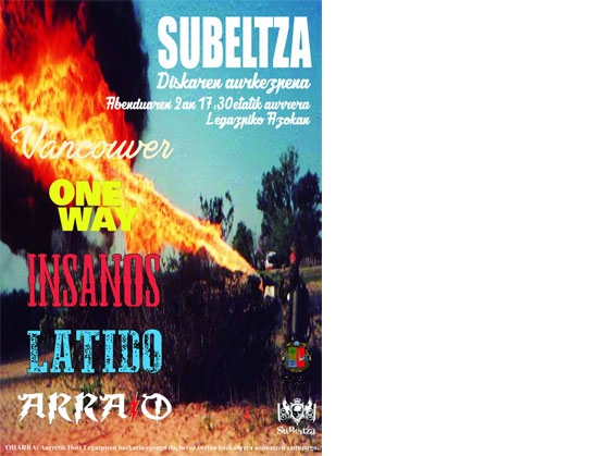Concierto de presentación del cd subeltza