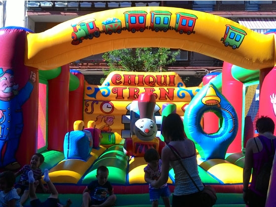 Parque infantil en Laubide