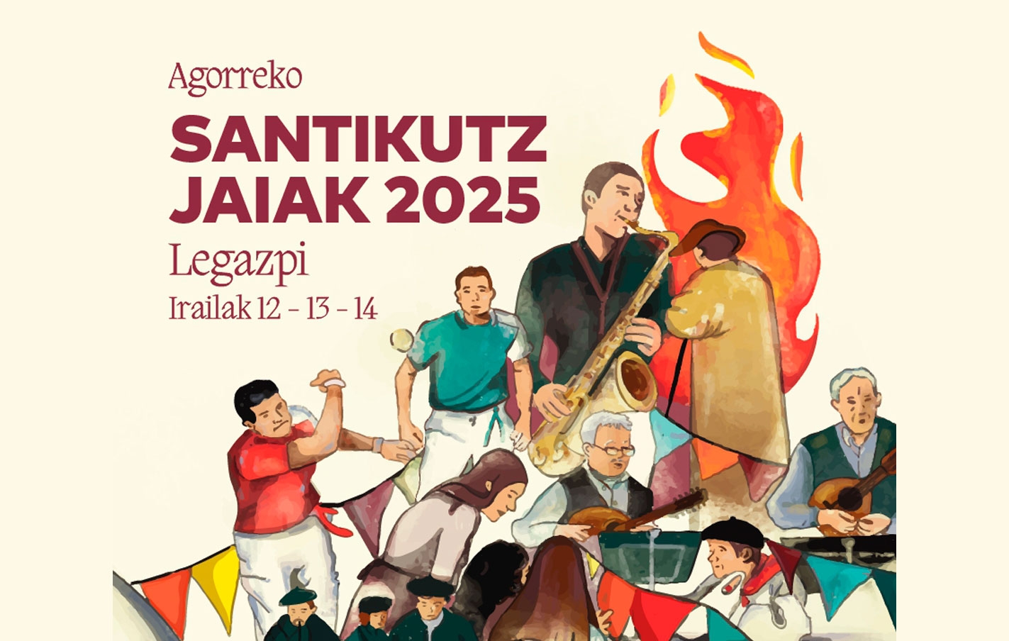 Programa de fiestas Agorreko Santikutzak: el 12, 13 y 14 de septiembre