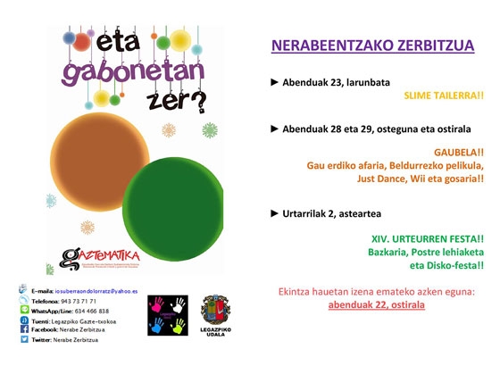 Navidad en el servicio para adolescentes