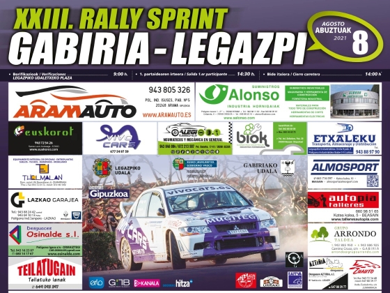 Gabiria-Legazpi el primer rallysprint de la temporada