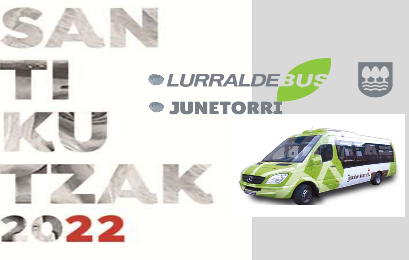 Servicio de autobús nocturno  para fiestas de Legazpi y servicio especial JUNETORRI