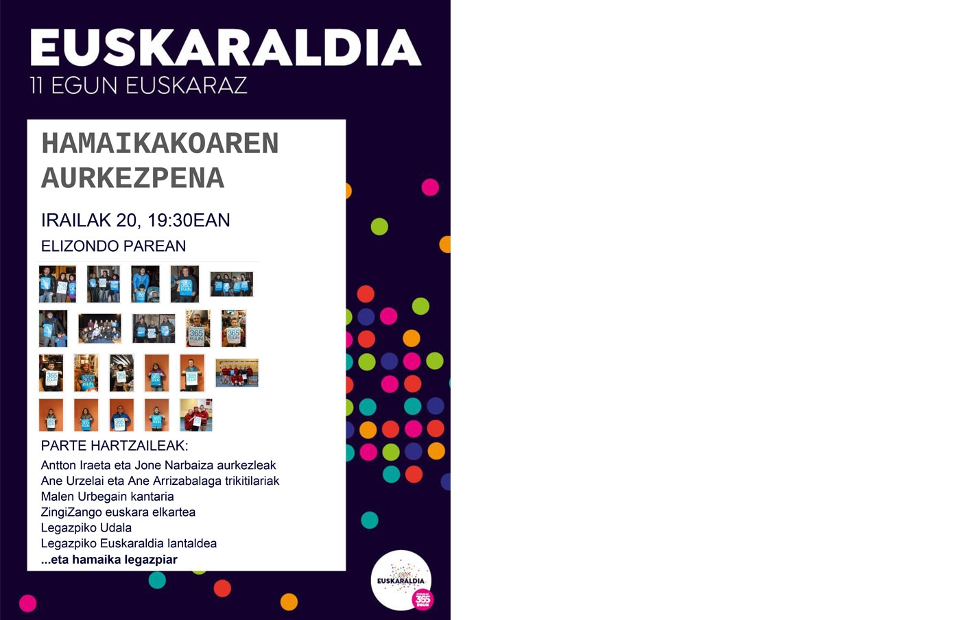 #euskaraldia: Presentación de la iniciativa en Legazpi