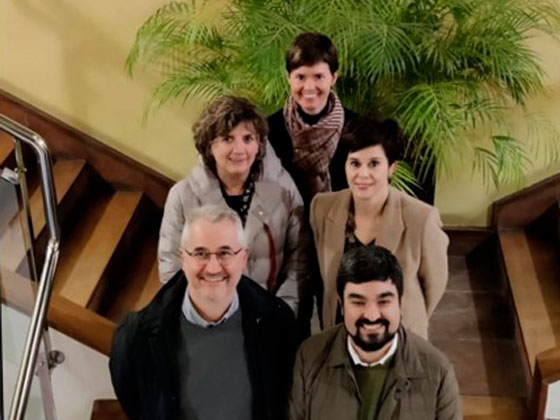 Representantes del Ayuntamiento de Manresa en Legazpi