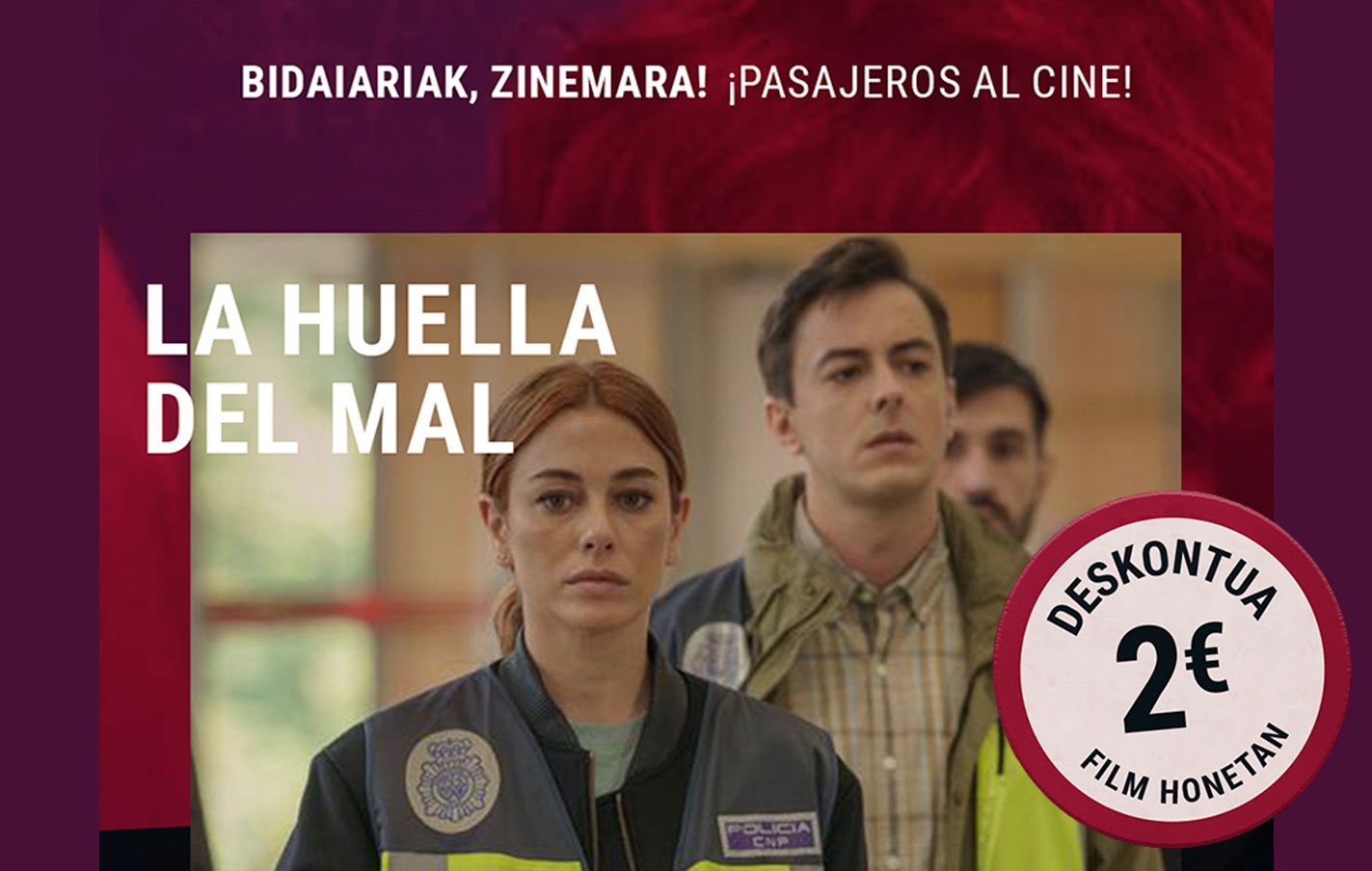 Oferta de cine con descuento en la entrada este fin de semana