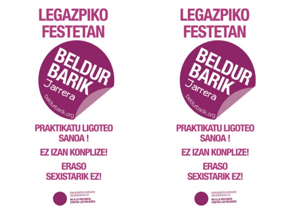 Fiestas de Legazpi libres de violencia sexista