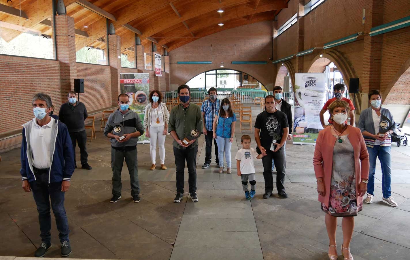 Premiados en el 36. Artzain Eguna hoy en Legazpi.