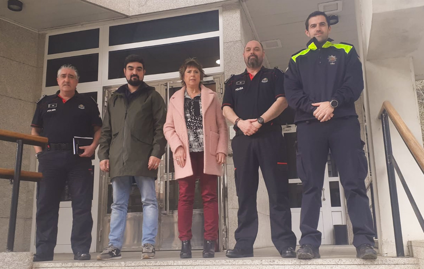 Reunión con la Ertzantza ante los últimos actos delictivos