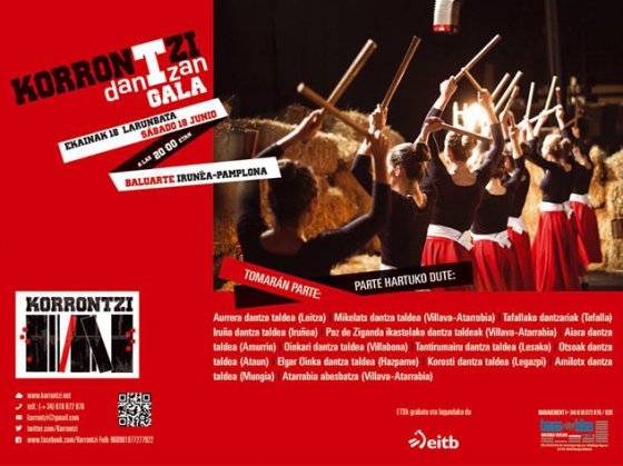 Korosti Dantza Taldea participara en la Gala Korrontzi Dantzan