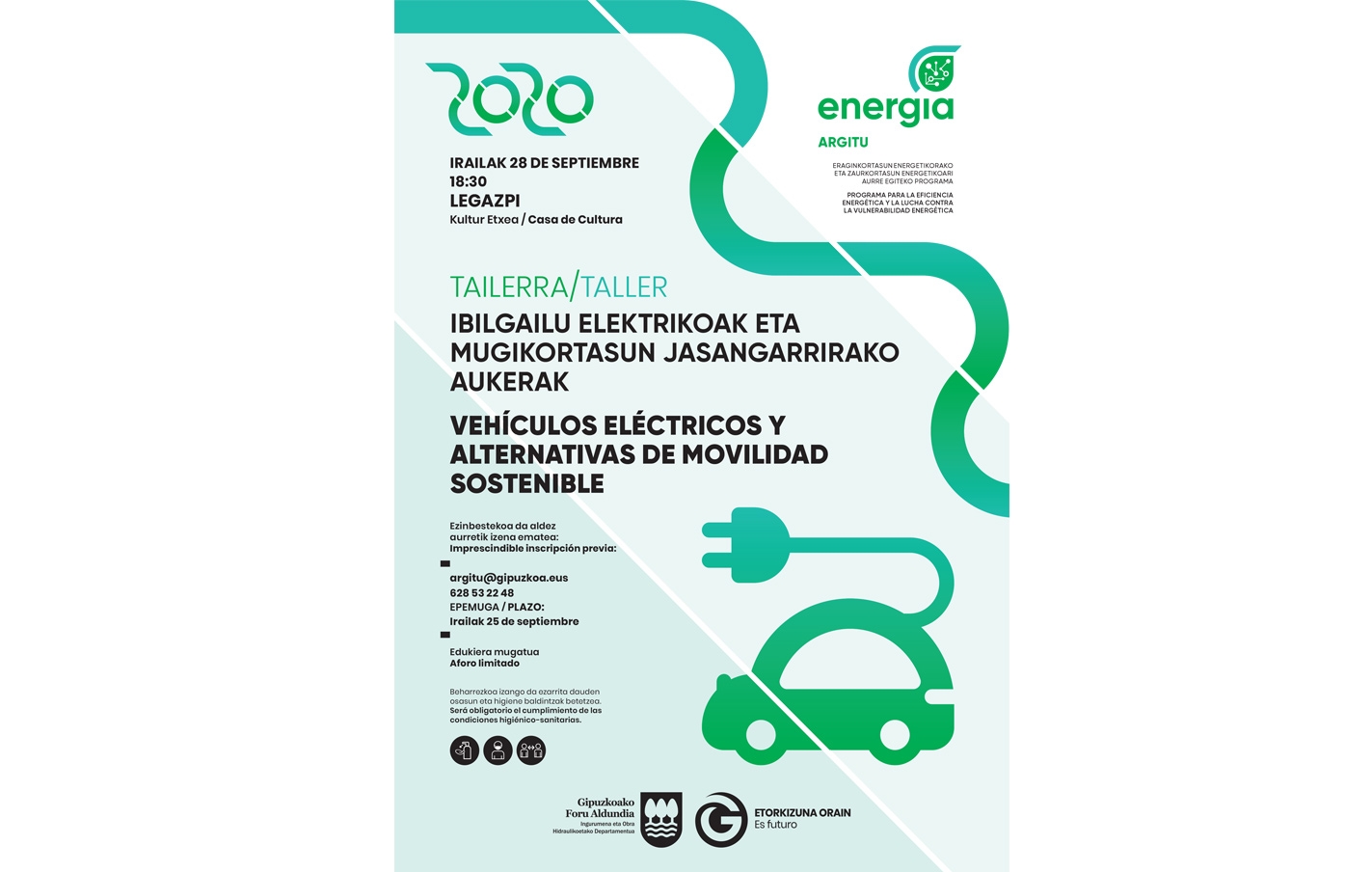 Charla sobre vehículos eléctricos.