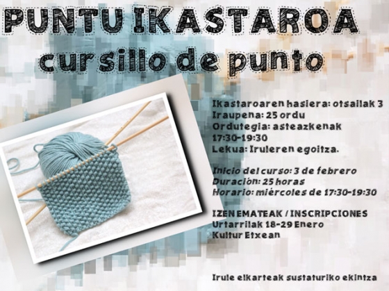 Cursillo de punto