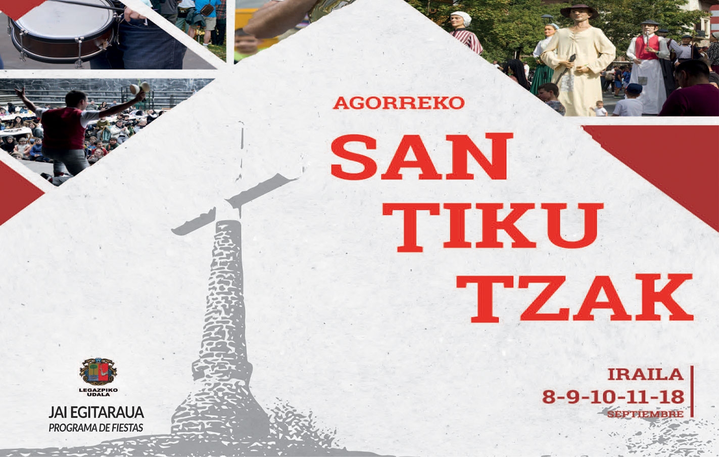 Agorreko Santikutzak: 8,9,10 y 11 de septiembre: Cambios en el programa