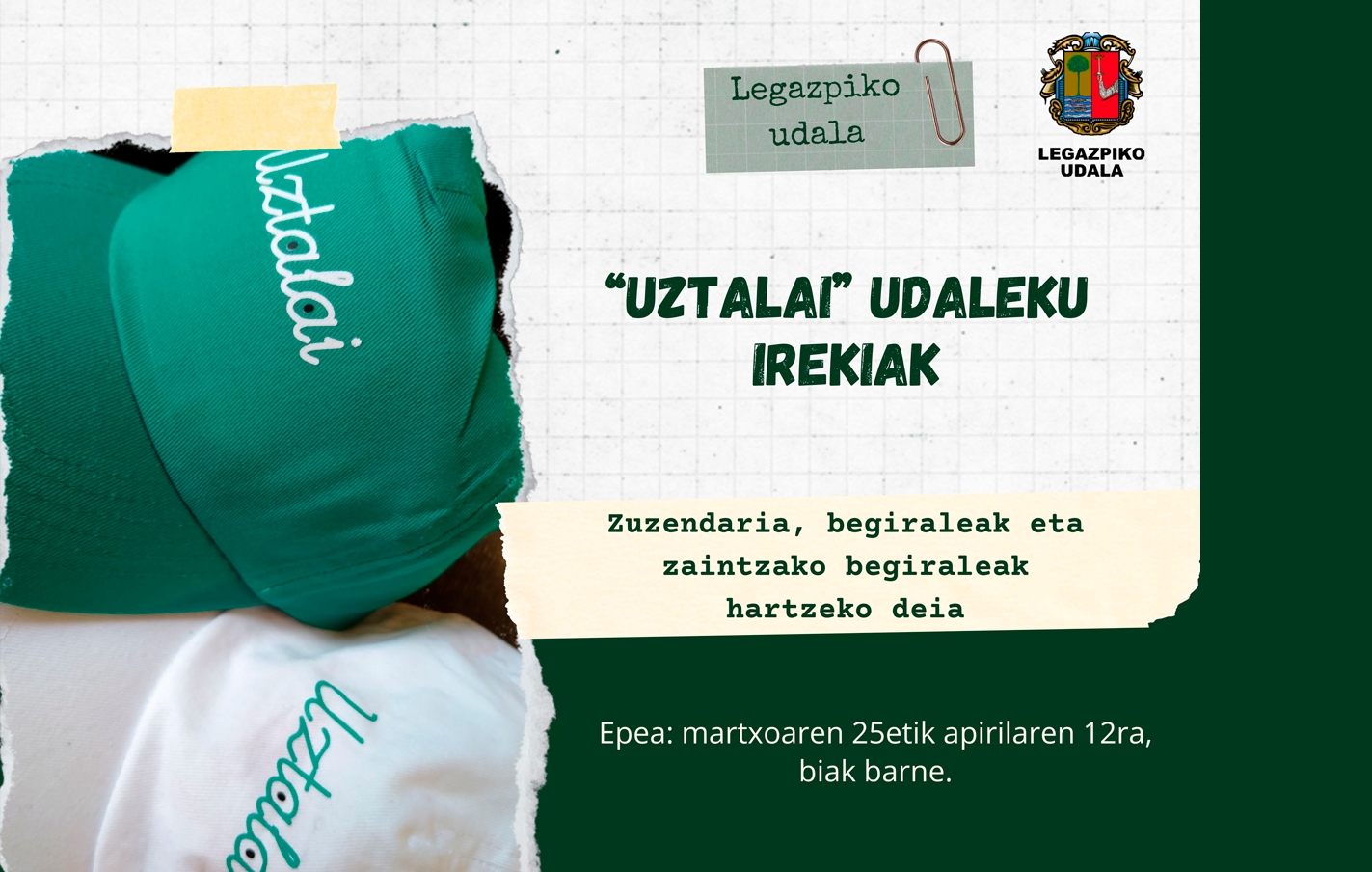“UZTALAI”  udaleku irekiak