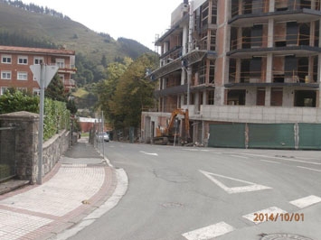 OBRAS tramo de Olaondo a Santikutz nº 16 al nº 18