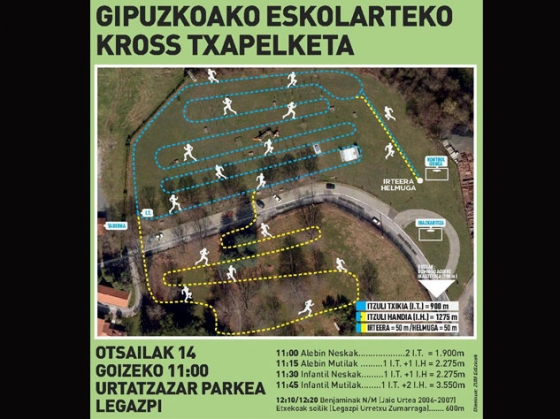 Campeonato interescolar de Cross de Gipuzkoa
