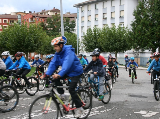 Marcha en bicicleta, hoy, jueves