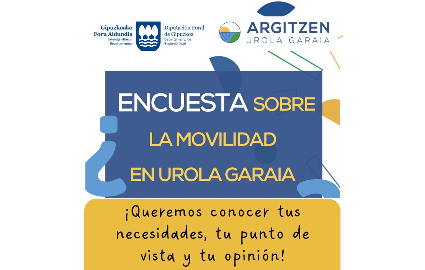 Encuesta sobre la movilidad en Urola Garaia