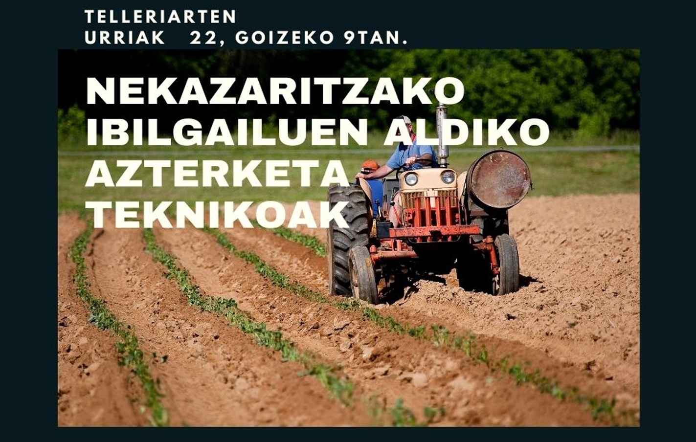Fecha para la inspección técnica de vehículos agrícolas en Legazpi.