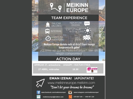 Presentación en Legazpi de Meikinn Europe