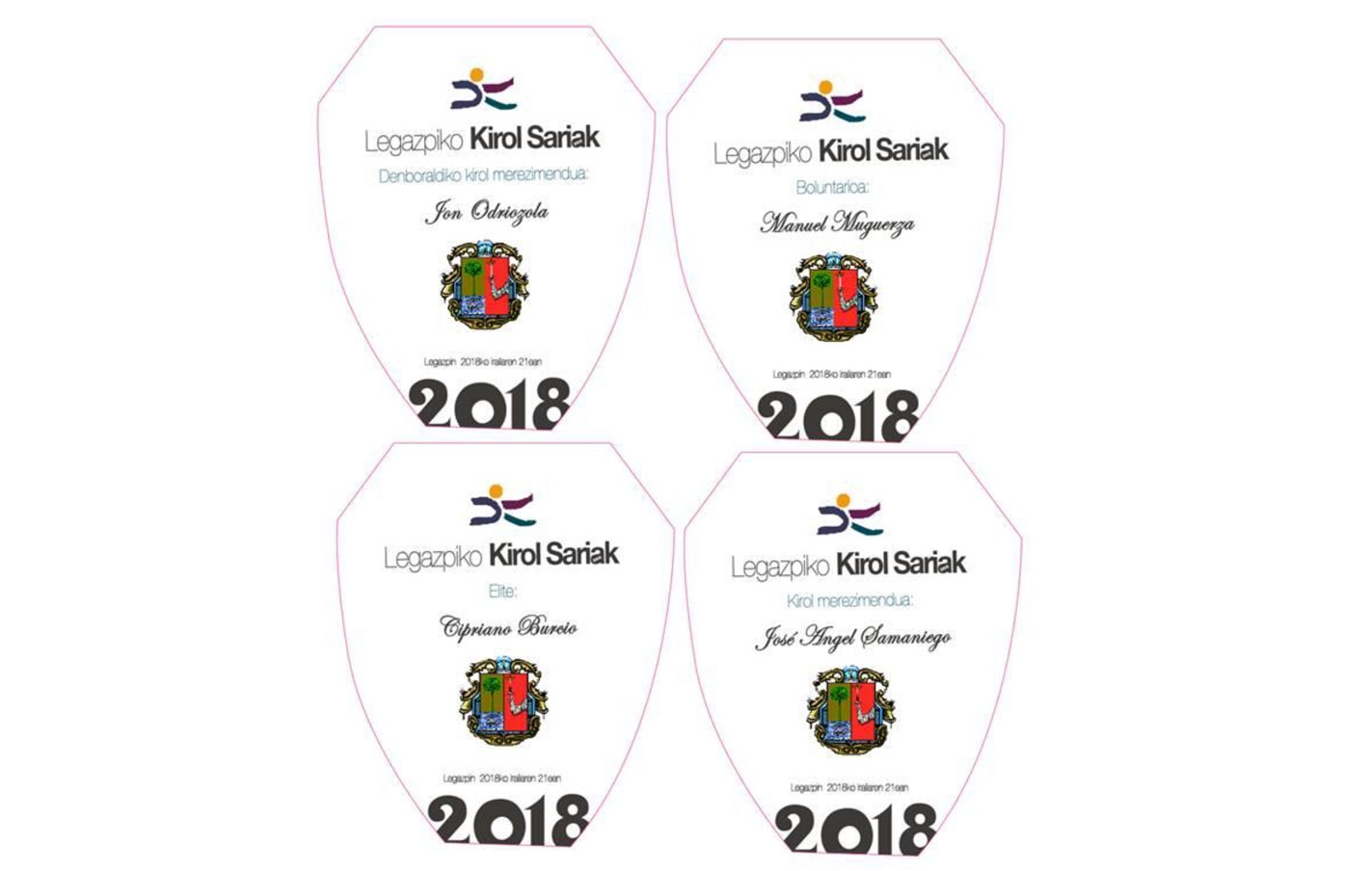 Kirol sariak 2018