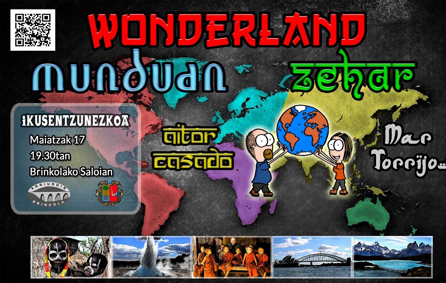 Audiovisual “Wonderland, munduan zehar” de Aitor Casado.