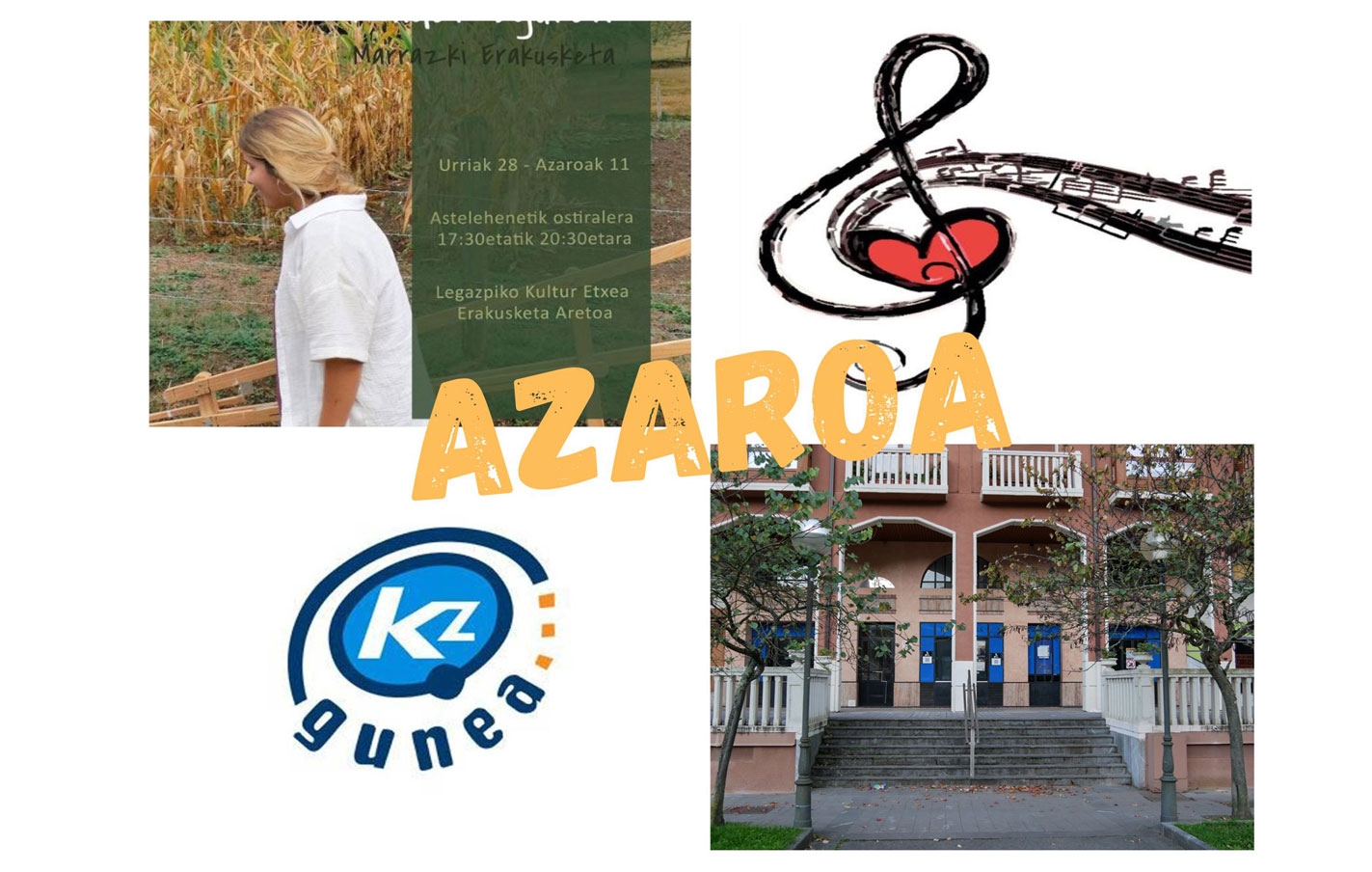 Programación cultural y actividad de KZgunea en Noviembre