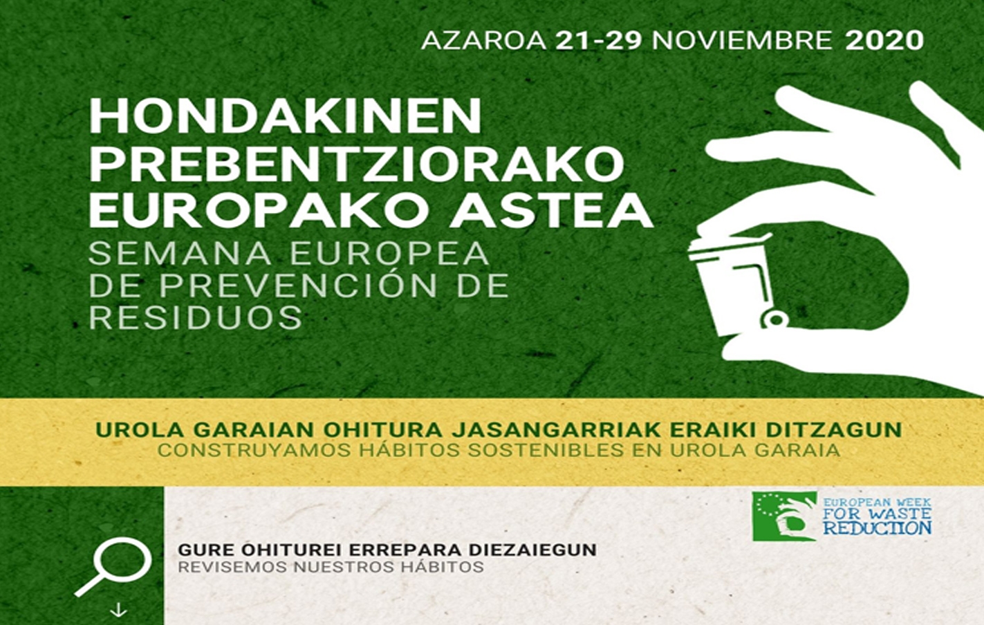 Semana europea de la prevención de residuos.