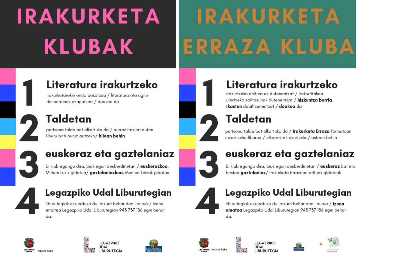 Comienzan los Clubs de Lectura en la Biblioteca Pública de Legazpi.