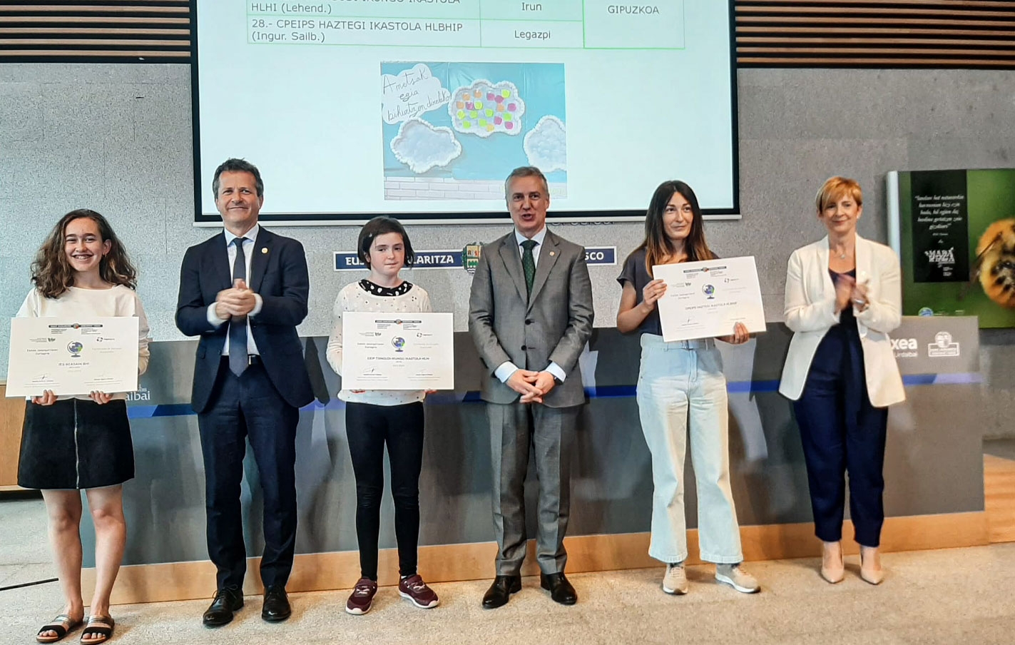 Haztegi Ikastola recibe la certificación Escuela Sostenible