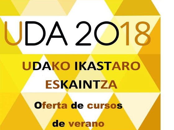 Oferta de cursos de verano del ayuntamiento de legazpi