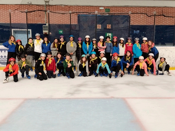 A patinar a Txuri-urdin con Sorgintxulo