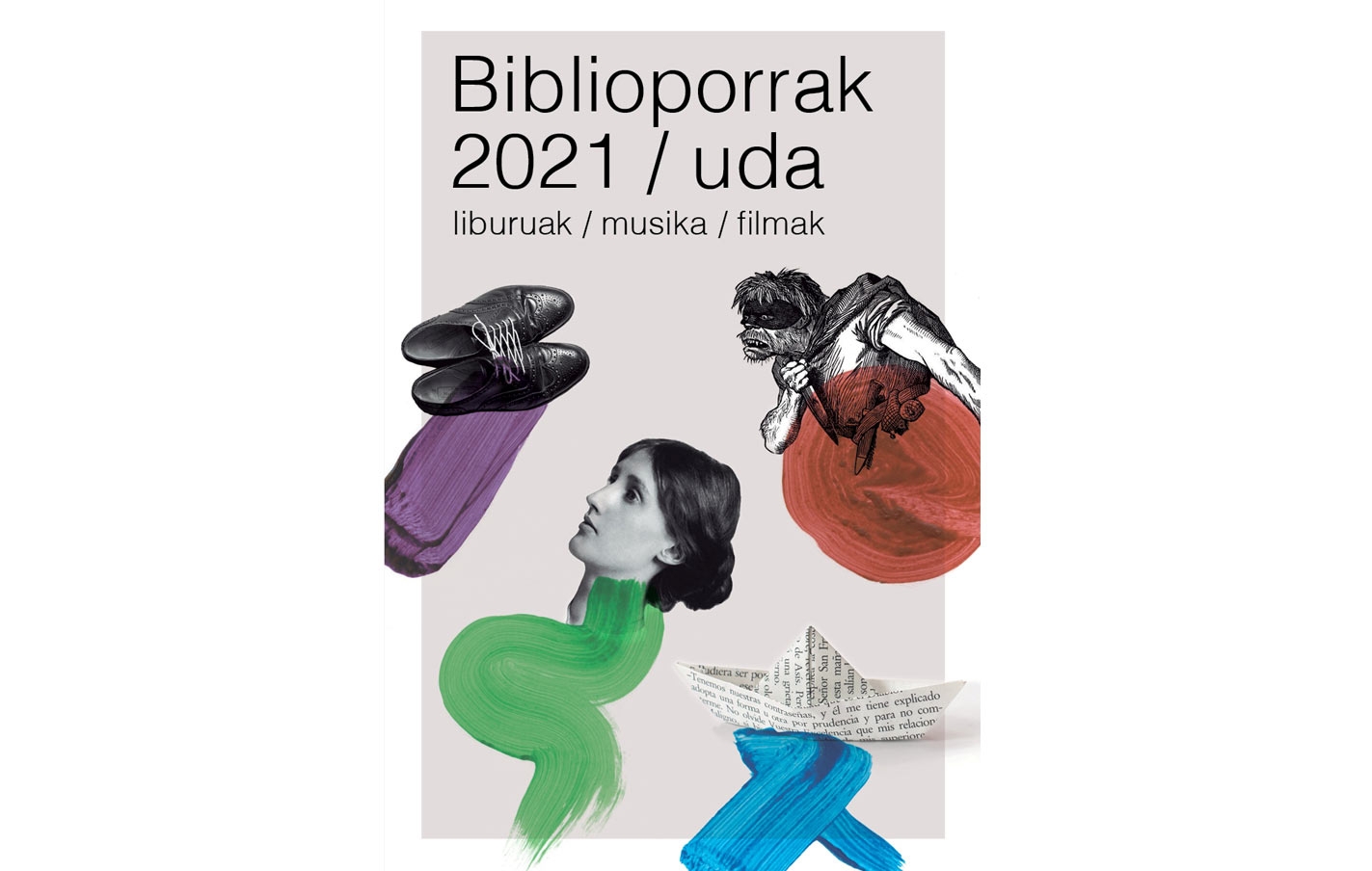 Recomendaciones de lectura para el verano de la Biblioteca Pública de Legazpi : "Biblioporrak 2021"