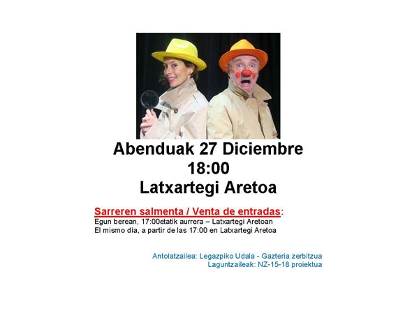 Payasos en Latxartegi Aretoa