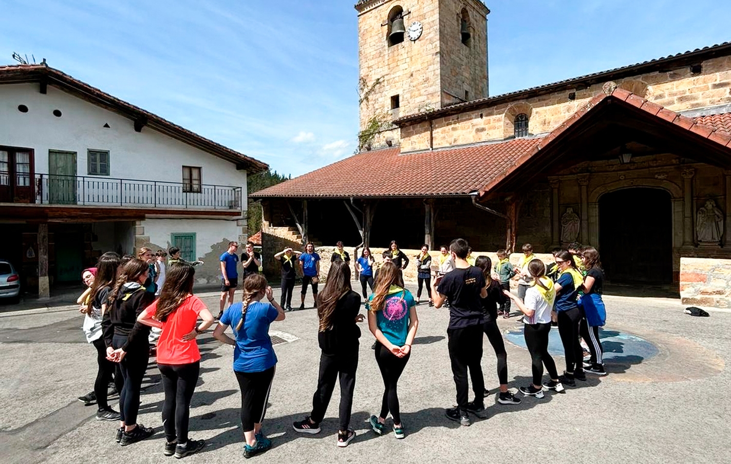Salida al albergue de Hondarribia en la semana de Pascua, con Sorgintxulo