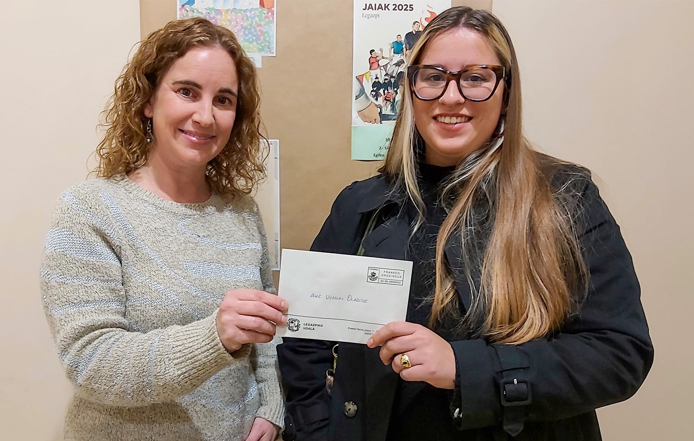 Ane Urzelai Olabide ha sido la ganadora del concurso para la portada de los programas de fiestas