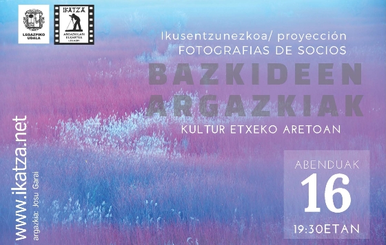 El último audiovisual del año a cargo de Ikatza Argazkilari Elkartea