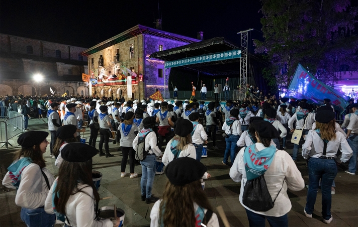 Último ensayo de la Tamborrada Popular el 26 de abril