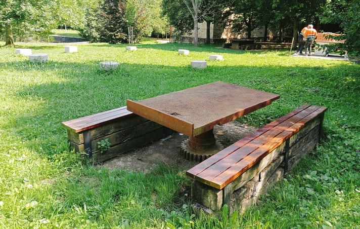 Mejoras en el parque de Mirandaola