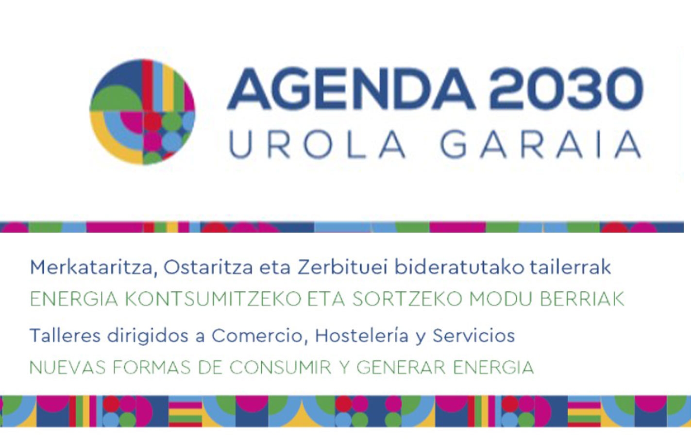 Talleres dirigidos a Comercio, Hostelería y Servicios