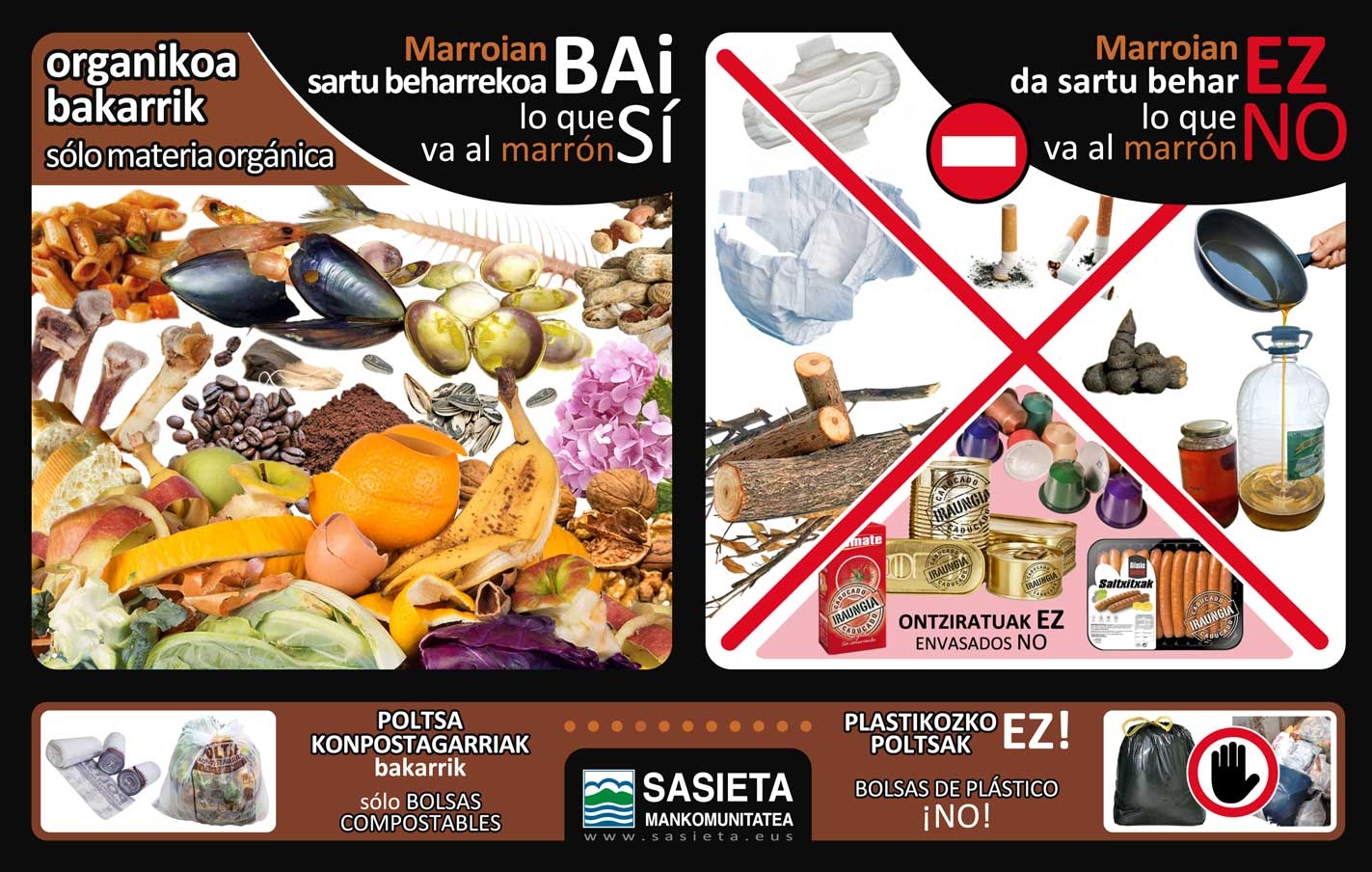 Campaña para mejorar la calidad del compost.